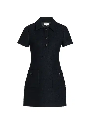 A.L.C. Women's Marcie Bouclé Minidress - Deep Navy | Thumbnail 1 A.L.C. Women's Marcie Bouclé Minidress - Deep Navy | Thumbnail 1