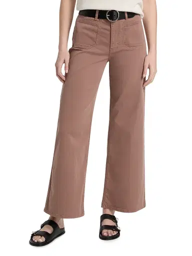 Frame Women's Le Slim Palazzo Modernist Trousers - Mauve - Size 30 | Thumbnail 3 Frame Women's Le Slim Palazzo Modernist Trousers - Mauve - Size 30 | Thumbnail 3