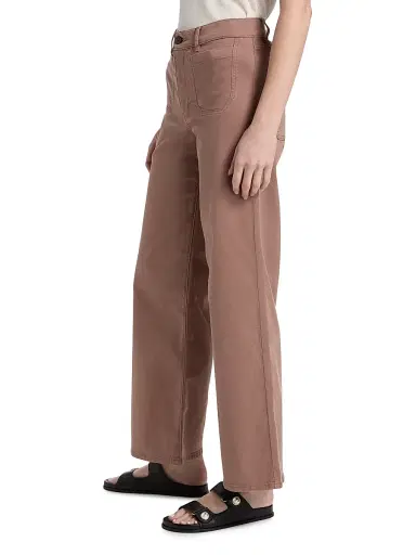 Frame Women's Le Slim Palazzo Modernist Trousers - Mauve - Size 30 | Thumbnail 4 Frame Women's Le Slim Palazzo Modernist Trousers - Mauve - Size 30 | Thumbnail 4