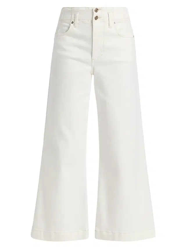 FRAME Women's The Seamed Wide Trousers - Au Natural Clean