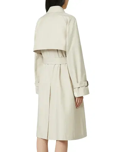 Max Mara Women's Water Repellent Cotton Blend Trench Coat - Natural - Size 14 | Thumbnail 5 Max Mara Women's Water Repellent Cotton Blend Trench Coat - Natural - Size 14 | Thumbnail 5