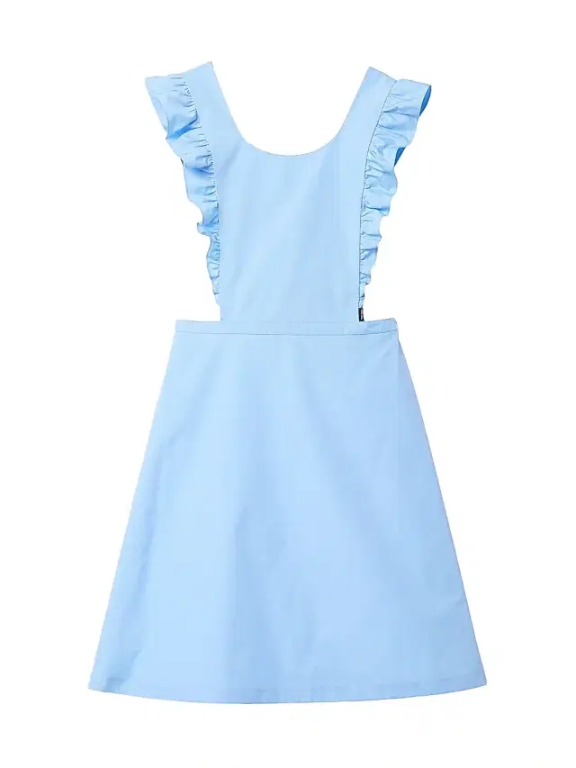 Women's Poplin Apron Dress - Blue