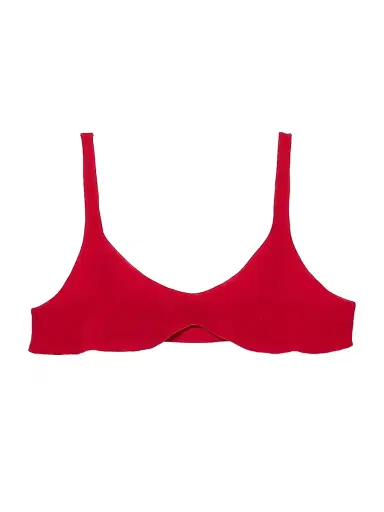 Prada Women's Crepe De Chine Top - Red | Thumbnail 1