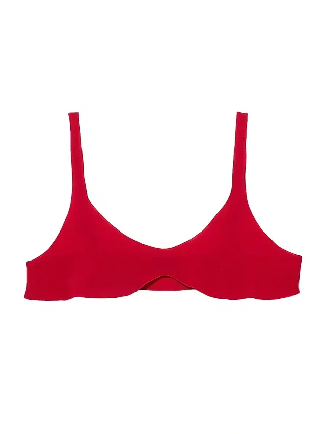 Women's Crepe De Chine Top - Red
