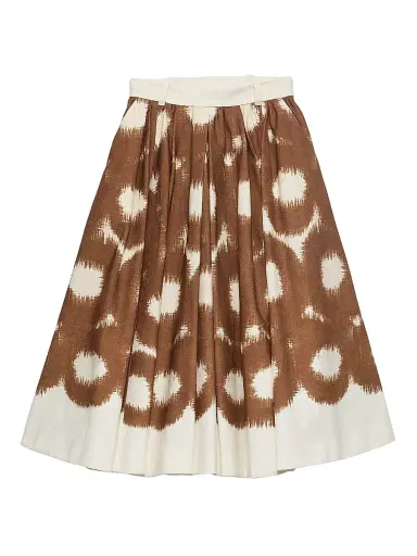 Prada Women's Printed Canvas Skirt | Thumbnail 1 Prada Women's Printed Canvas Skirt | Thumbnail 1