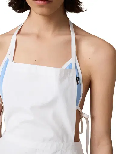 Miu Miu Poplin Apron | Thumbnail 4 Miu Miu Poplin Apron | Thumbnail 4