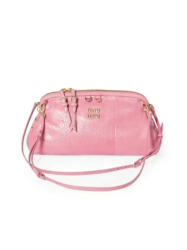 Miu Miu Women's Ayers Leather Clutch - Pink | Thumbnail 6