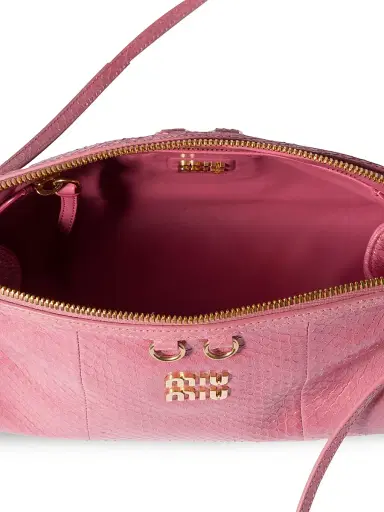 Miu Miu Women's Ayers Leather Clutch - Pink | Thumbnail 9
