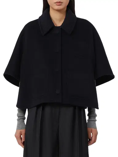 Max Mara Women's Light Weight Cashmere Cape | Thumbnail 2