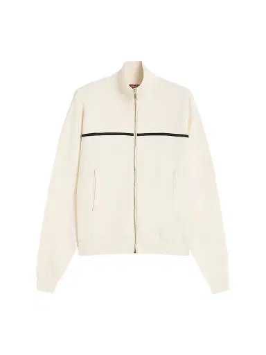 Max Mara Women's Stretch Viscose Boxy Cardigan - Beige - Size Medium | Thumbnail 1 Max Mara Women's Stretch Viscose Boxy Cardigan - Beige - Size Medium | Thumbnail 1