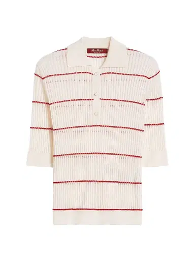 Max Mara Women's Silk and Wool Yarn Jumper - Beige - Size Large | Thumbnail 1 Max Mara Women's Silk and Wool Yarn Jumper - Beige - Size Large | Thumbnail 1