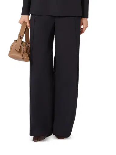 Max Mara Women's Scuba Jersey Trousers - Ultramarine - Size Medium | Thumbnail 2
