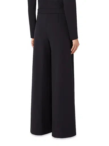 Max Mara Women's Scuba Jersey Trousers - Ultramarine - Size Medium | Thumbnail 3