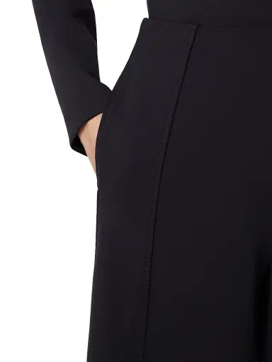 Max Mara Women's Scuba Jersey Trousers - Ultramarine - Size Medium | Thumbnail 4