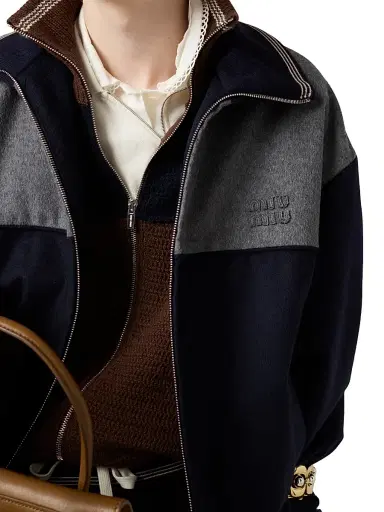 Miu Miu Women's Cashmere Zipper Cardigan | Thumbnail 5