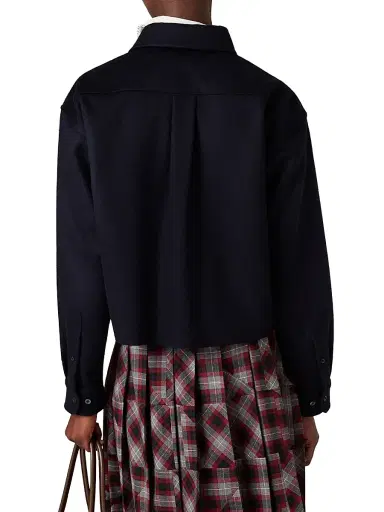 Miu Miu Women's Velour Shirt | Thumbnail 3