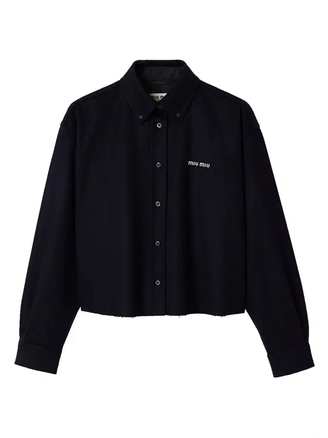 Miu Miu Women's Velour Shirt - Dark Navy Blue