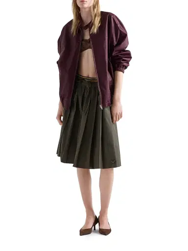 Prada Women's Nappa Leather Jacket | Thumbnail 6 Prada Women's Nappa Leather Jacket | Thumbnail 6