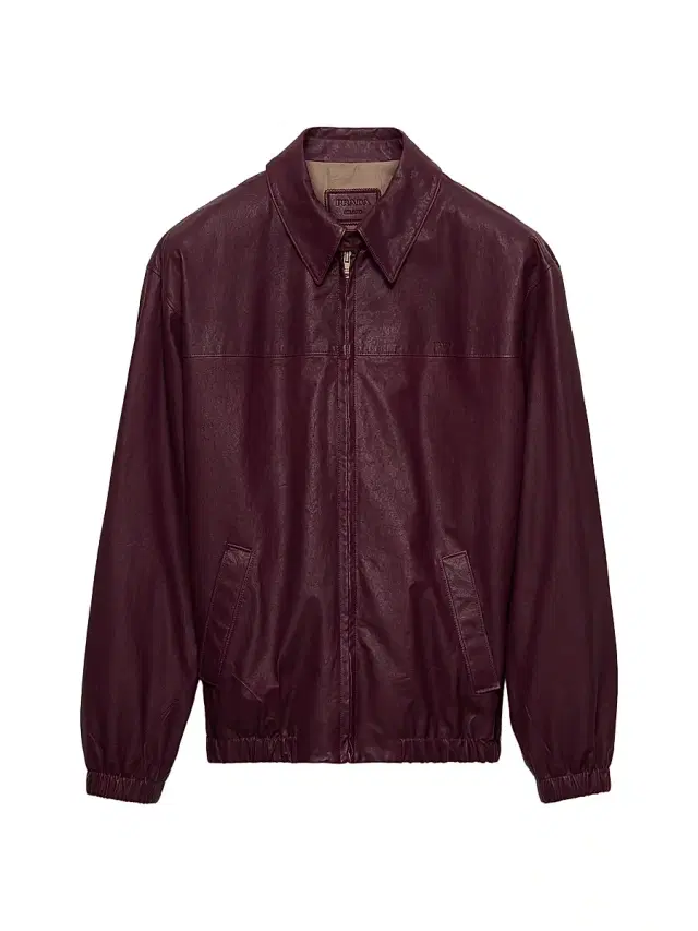 Prada Women's Nappa Leather Jacket - Purple