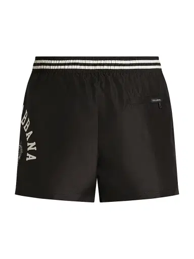 Dolce & Gabbana Men's Logo Swim Trunks | Thumbnail 2 Dolce & Gabbana Men's Logo Swim Trunks | Thumbnail 2