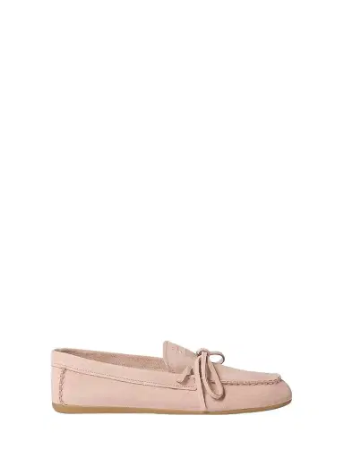Miu Miu Women's Suede Loafers - Pink | Thumbnail 1 Miu Miu Women's Suede Loafers - Pink | Thumbnail 1