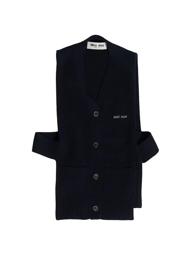 Women's Cashmere Cardigan Vest - Blue
