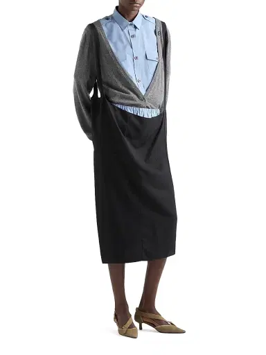 Prada Women's Cashmere Cardigan - Grey | Thumbnail 7