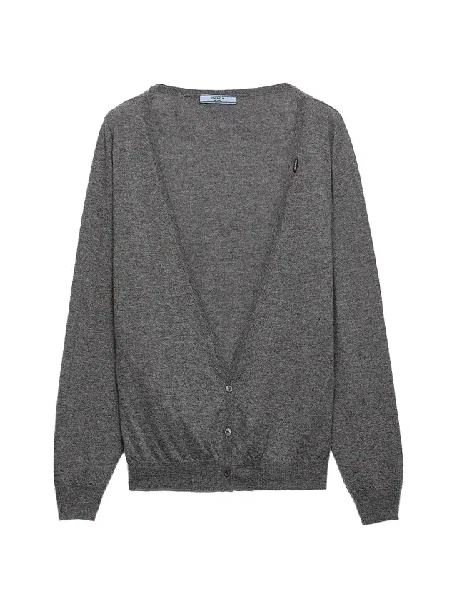 Women's Cashmere Cardigan - Grey