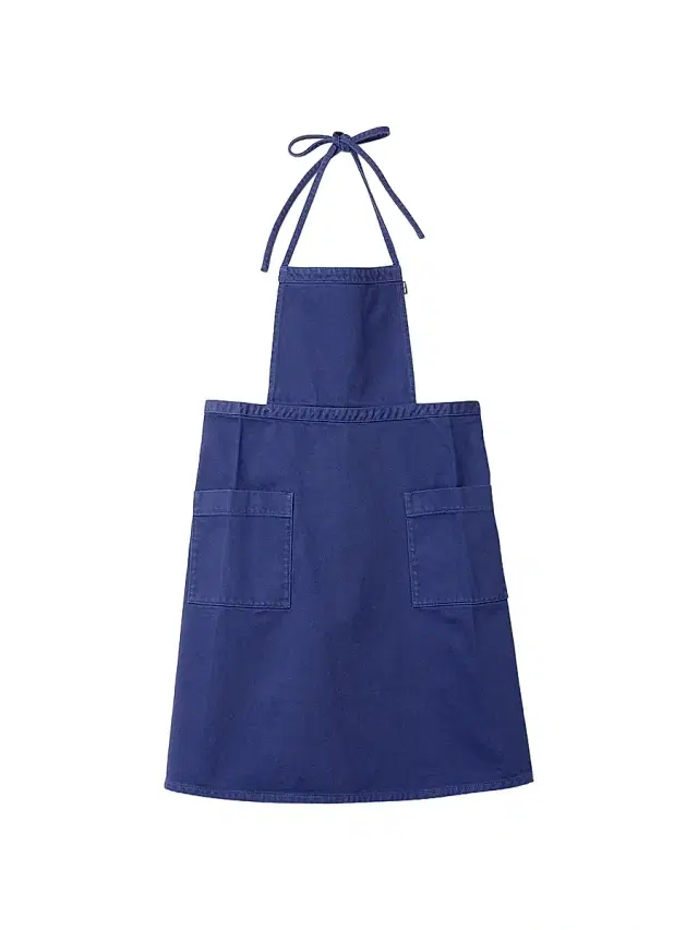 Miu Miu Garment-Dyed Gabardine Apron - Blue