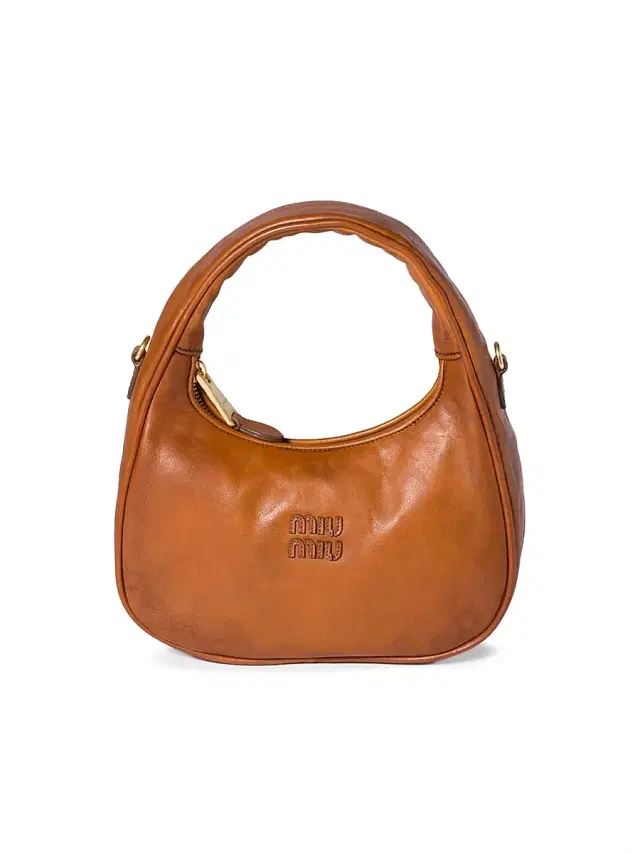 Miu Miu Women's Wander Leather Top Handle Bag - Brown