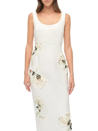 Simkhai Women's Lilibeth Floral Sleeveless Midi-Dress | Thumbnail 5 Simkhai Women's Lilibeth Floral Sleeveless Midi-Dress | Thumbnail 5