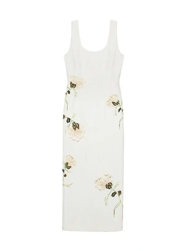 SIMKHAI Women's Lilibeth Floral Sleeveless Midi-Dress - White