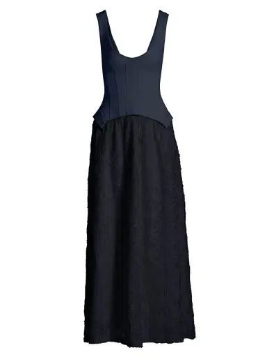 Simkhai Women's Bryony Corseted Maxi Dress - Black - Size 10 | Thumbnail 1