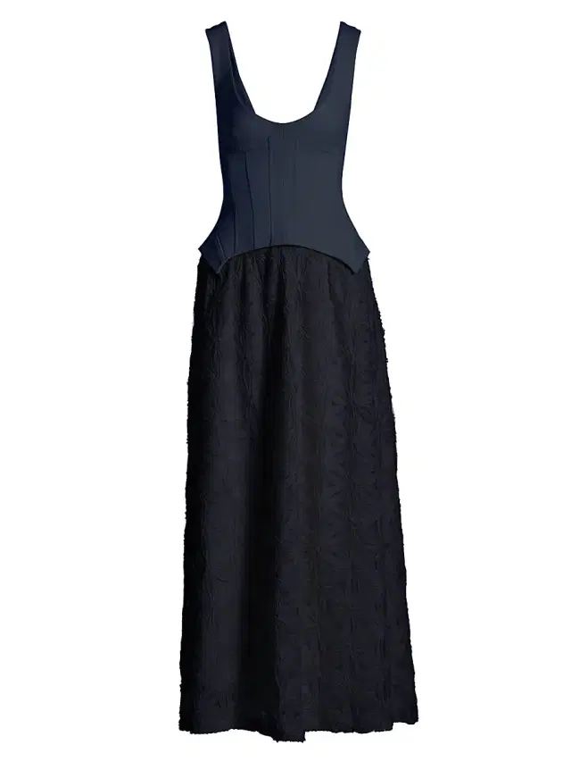 Women's Bryony Corseted Maxi Dress - Black