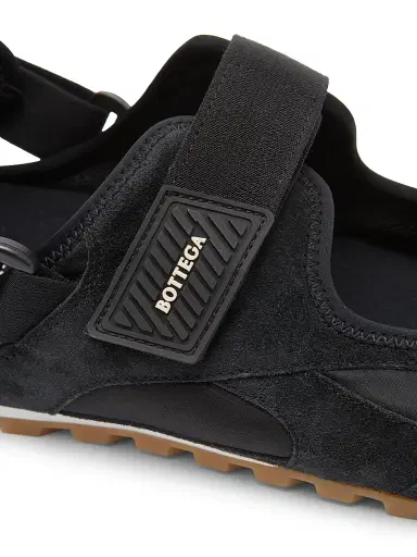 Bottega Veneta Men's Orbit Flash Suede Mary Jane Sneakers - Black - Size 13 | Thumbnail 5 Bottega Veneta Men's Orbit Flash Suede Mary Jane Sneakers - Black - Size 13 | Thumbnail 5