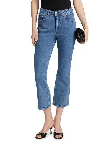 Cinq à Sept Women's Stevie Cropped Jeans - Blue Mirage | Thumbnail 3
