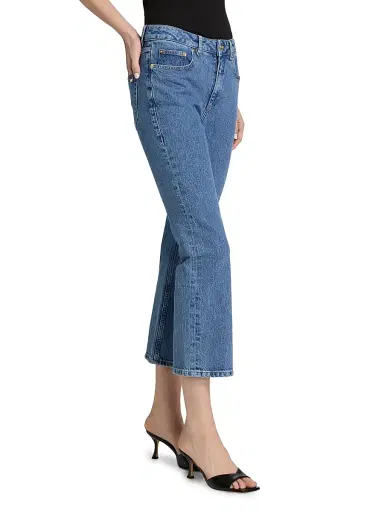 Cinq à Sept Women's Stevie Cropped Jeans - Blue Mirage | Thumbnail 4