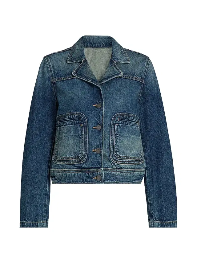 Nili Lotan Women's Georgy Denim Jacket - Simon Wash
