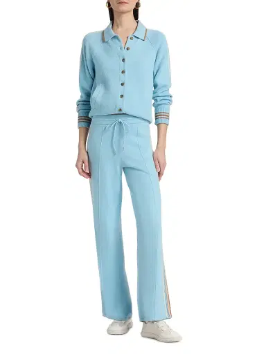 Guest In Residence Women's Drawstring Track Pants - Clear Sky - Size XL | Thumbnail 2