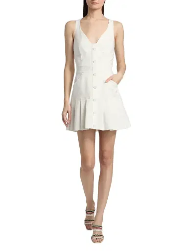Ramy Brook Women's Olana Drop-Waist Minidress - | Thumbnail 2