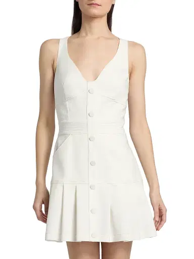 Ramy Brook Women's Olana Drop-Waist Minidress - | Thumbnail 3