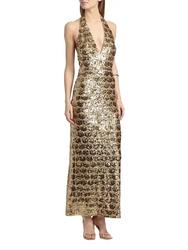 Ramy Brook Women's Shauna Sequinned Gown | Thumbnail 3