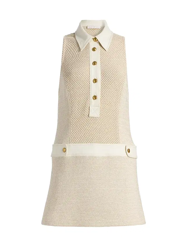 Women's Sarah Sleeveless Minidress - Sandstone Tweed