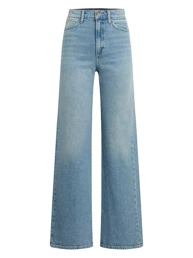 Joe's Jeans Women's The Mia Stretch High-Rise Wide-Leg Jeans - Undertow