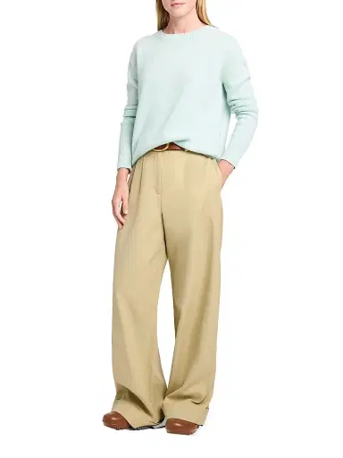 TWP Women's Boy Cashmere Crewneck Sweater - Pale Aqua | Thumbnail 2 TWP Women's Boy Cashmere Crewneck Sweater - Pale Aqua | Thumbnail 2