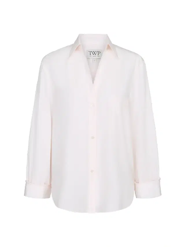 Women's Next Morning Cotton Shirt - Sheer Pink