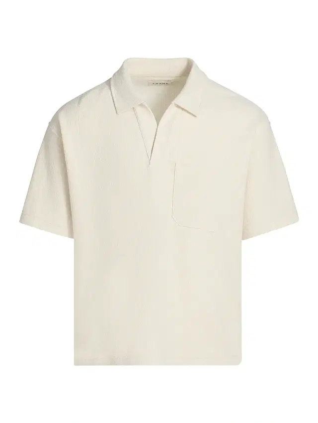 Men's Textured Cotton-Blend Polo Shirt - Light Stone
