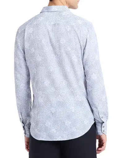Robert Graham Men's Norfolk Printed Button-Front Shirt | Thumbnail 5 Robert Graham Men's Norfolk Printed Button-Front Shirt | Thumbnail 5