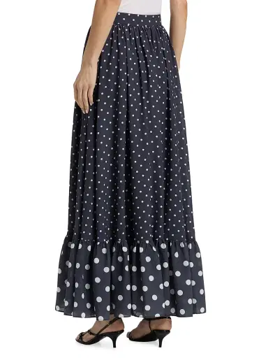 Toccin Women's Goldie Polka Dot Maxi Skirt | Thumbnail 5 Toccin Women's Goldie Polka Dot Maxi Skirt | Thumbnail 5