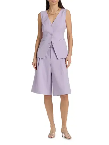 Toccin Women's Nina Belted Culottes | Thumbnail 2